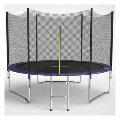 (10ft) GALACTICA Trampoline Set 8 12 FT Round Outdoor Safety Net Enclosure Ladder