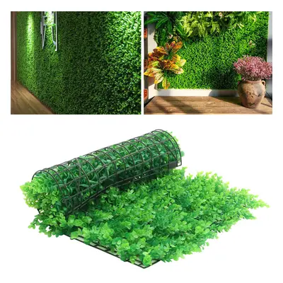 6 Pcs Artificial Plant Wall Mat Fake Greenery Grass Privacy Fence Foliage Panel