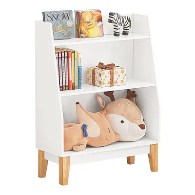 SoBuy KMB47-W, Tiers Children Kids Bookcase Book Shelf Storage