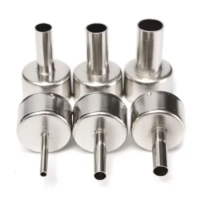 6Pcs 3/5/6/8/10/12mm Circular Nozzles For Hot Air Soldering Station 858A 858D