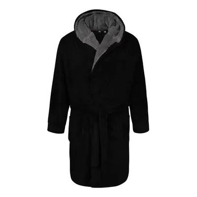 (6XL, Black) Duke Mens Newquay Hooded Dressing Gown