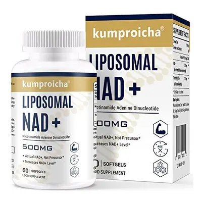 Liposomal NAD+ 500mg with TMG 250mg Softgels, Nicotinamide Riboside & NMN Alternative, Actual NA