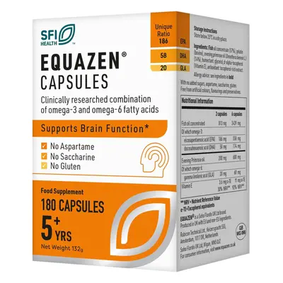 Equazen Naturally Sourced Family Capsule Omega-3 with Omega-6, Capsules