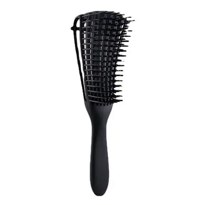 (Black) Scalp Massage Hair Brush Detangle Hairbrush Anti-tie Knot Detangling Comb