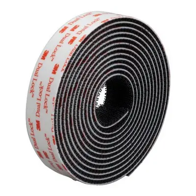 New 3M Dual Lock SJ3550 Black 25mm VHB Adhesive Tape Mushroom Fastener Tape Type