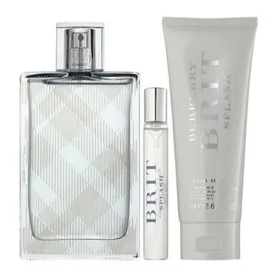 Burberry Brit Splash Pcs Set: 3.3 Eau De Toilette Spray + 0.25 Oz Eau De Toilette Spray + 2.6 Oz