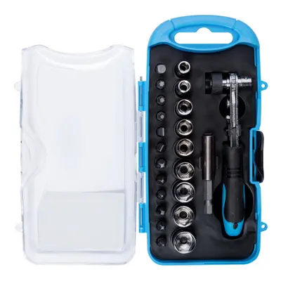 BlueSpot 23 Piece Offset Ratchet Bit and Socket Set