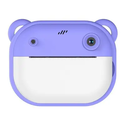 (purple, dual camera + rolls of printing paper) Y600 Children&apos;s Hd Instant Camera - Mini Vi