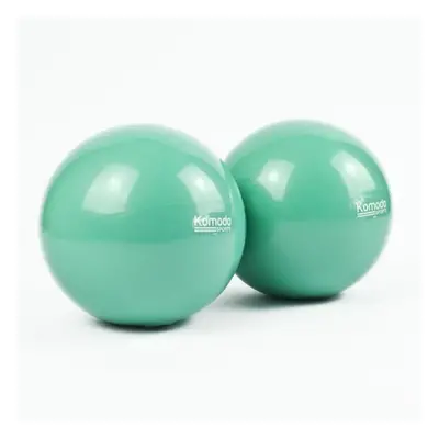 (2 x 1kg = 2kg) Green Weighted TONING BALLS 0.5kg-1.5kg Pair Yoga Pilates Rehab Exercise Class W