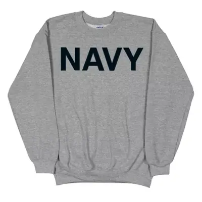 Navy Sweatshirt Grey Medium