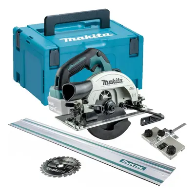 Makita DHS660Z 18v LXT Brushless Circular Saw 165mm + Makpac Case + Guide Rail