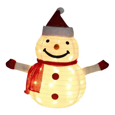 (as the picture, One Size) Christmas Decoration Folding Cloth Snowman Santa Claus Retractable Cl