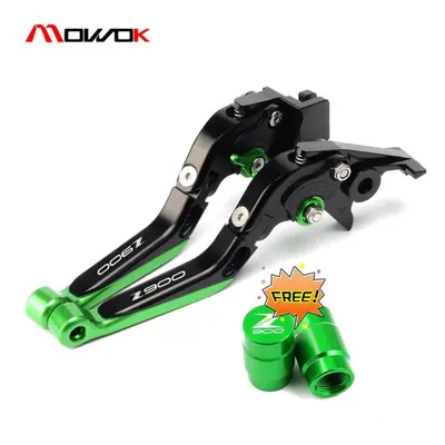 (black green) Colors Motorcycle Brake Clutch Levers For Kawasaki Z900 2021 2019 Z Adjustable Fol