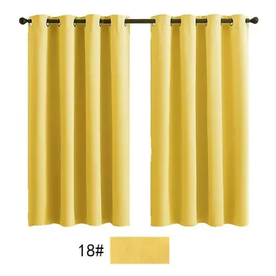 (yellow, 132*241cm) Roman Modern Semi-blackout Curtain Curtains Kitchen Window Bedroom Curtains 