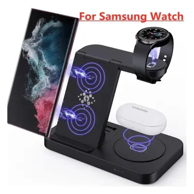 (black, For Samsung Watch) In Wireless Charger Stand For Iphone 14 12 Apple Watch Samsung S22 Ul