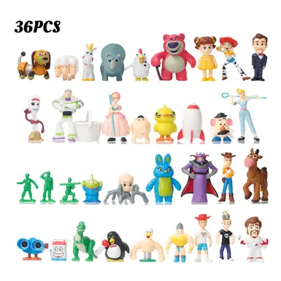 36pcs Toy Story Woody Lotso Alien Action Figure Model Dolls Toys