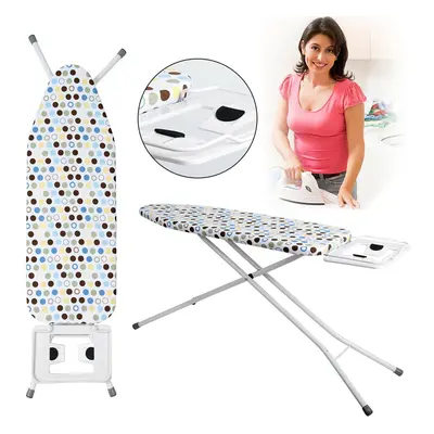 Folding Metal Ironing Board Vibrant Cover Iron Rack Non Slip Foldable