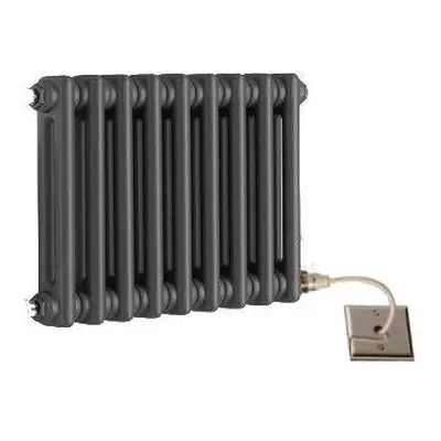 (830mm) Traditional Anthracite Column Electric Radiators 300mm high