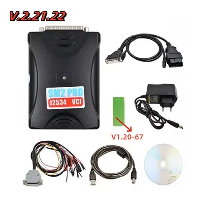 SM2 PRO J2534 VCI 67in1 pcmflash ECU Kit