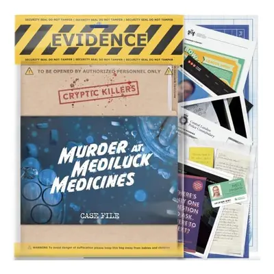 Cryptic Killers Unsolved murder mystery game - Cold Case Files Investigation Detective Evidence 