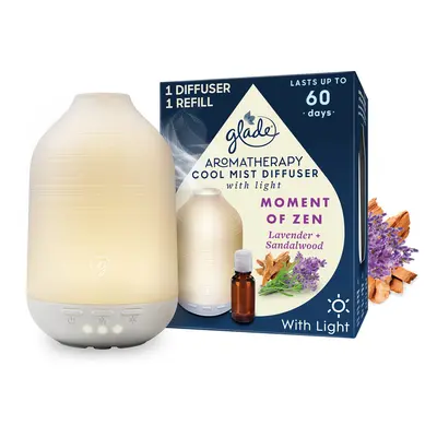 Essential Oil Diffuser Holder & Refill, Cool Mist Aromatherapy Diffuser & Air Freshener for Home