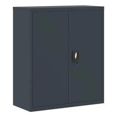 (anthracite, x x cm) vidaXL Office Cabinet Steel Filing Storage File Cabinet Cupboard Under Desk