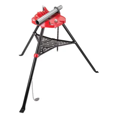 Vevor GJDJLGQZJ00000001V0 in. Tripod Pipe Chain Vise Stand with Steel Legs & Rubber Mounts Bib