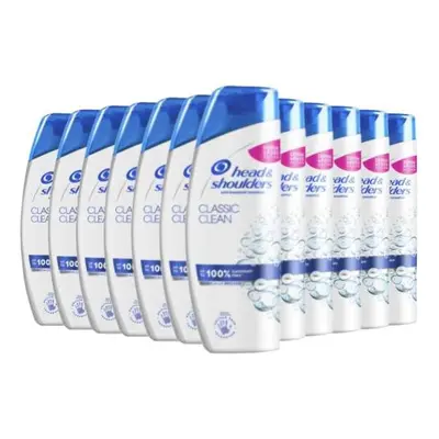 Head & Shoulders Anti-Dandruff Shampoo, ml Classic Clean (Pack of 12)