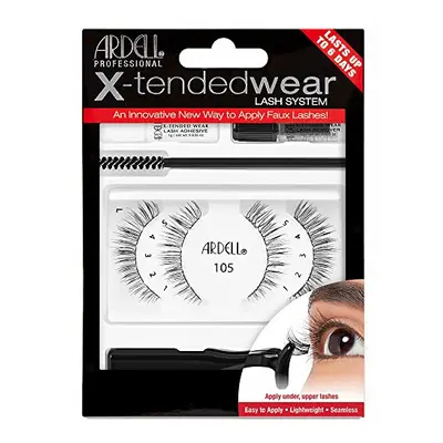 Ardell False Eyelashes X-Tended Wear Black Natural Lash Clusters Personalised Lasts Up To Days S