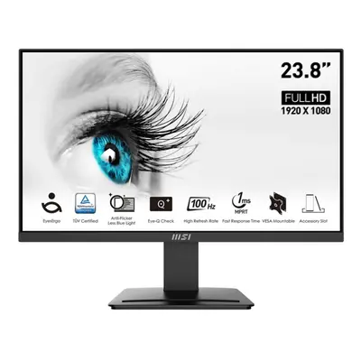 MSI Pro MP2412 computer monitor 60.5 cm (23.8") x pixels Full HD LCD Black