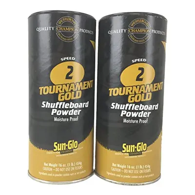 Twin Pack of Sun-Glo #2 Speed Shuffleboard Powder Wax