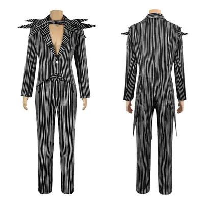 (JackSkellington , M) Before The Nightmare Christmas Sally Cosplay Halloween Womens Men Dress Co