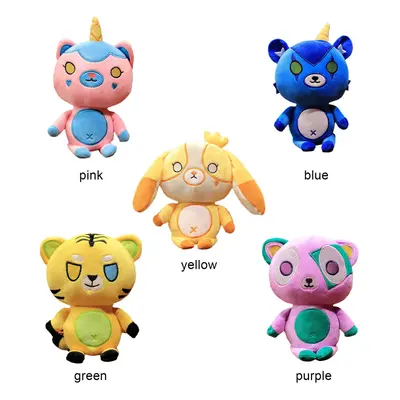 (5PCS ALL Color) 20cm Fluffy Funneh Plush Toy Its The Krew Merch Cartoon Teddy Bear Kid Gift Dol