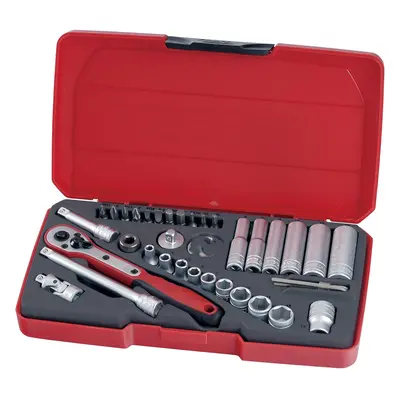 (1) 1/4-inch Socket Set Metric Drive (36 Pieces)