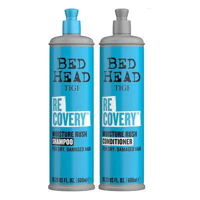 Bed Head by TIGI - Recovery Moisturising Shampoo and Conditioner Set -Ideal for Dry Damaged Hair