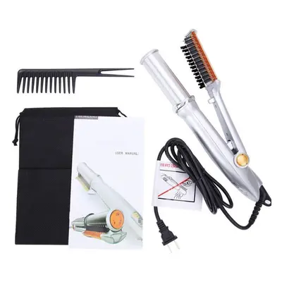 Hair Curler In Hot Air Styler Straightener Curler Styler Multi Hairdressing Brush|Curling Irons