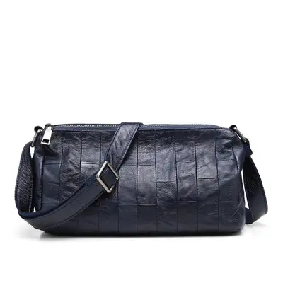 (ultramarine blue) Luxury Soft Genuine Leather Handbags Women Bags Designer Retro Ladies Satchel