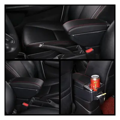 (black,red) For Renault Duster For Dacia Duster Car Armrest Box Center Console Storage Decoratio