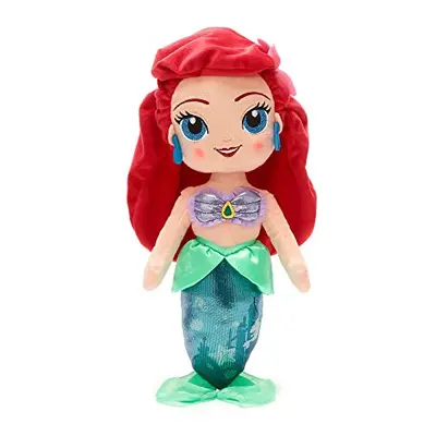 Official Ariel Soft Toy Doll, The Little Mermaid, 37cm/14â, Plush Cuddly Classic Princess Char