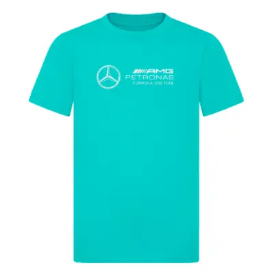 (L) Mercedes Mens Large Logo T-Shirt (Ultra Teal)