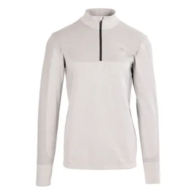 (L, Platinum Marl) Trespass Mens 1/2 Zip Long Sleeve Top Timso