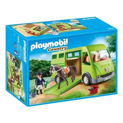 Playmobil Country Horse Box Opening Side Door Robust Design 56-Piece