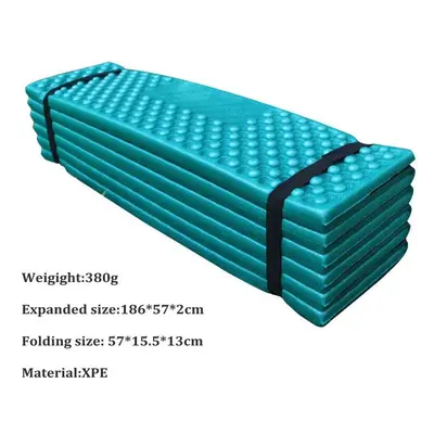 (Dark Green) Outdoor Waterproof Camping Mattress Foldable Beach Pad Tent Sleeping Pad Ultralight