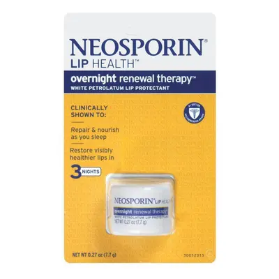 Neosporin Overnight Lip Health Renewal Therapy 0.27 Ounce Jar (8ml) (6 Pack)