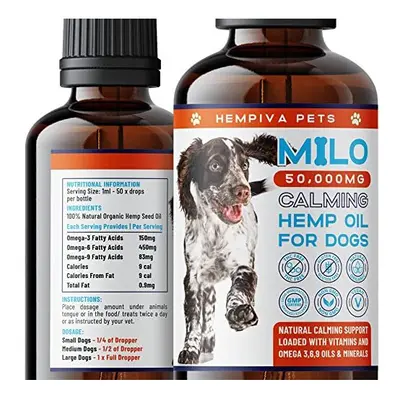 Hemp Oil For Dogs UK | Stress/Anxiety | Pain Relief | Hip & Joint Support | Suitable for All Dog