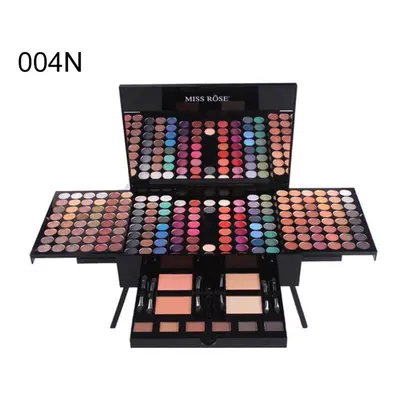 (180 Colors American) Eyeshadow Eye Shadow Palette & Makeup Cosmetic Brush Set