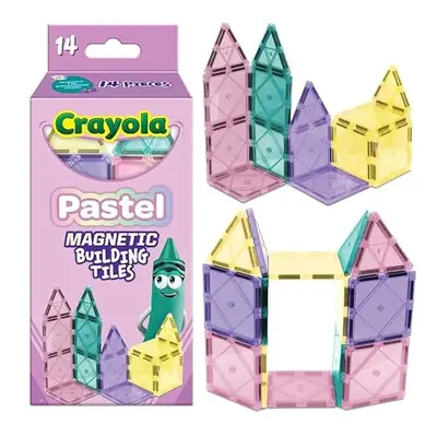 CreateOn Crayola Magnetic Tiles Building Set for Kids Magnetic Building Toys for Kids STEM Trave