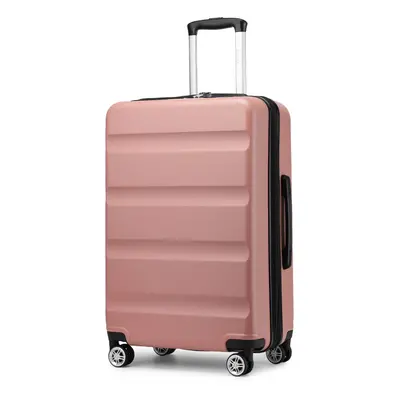 Nude Color inch Horizontal Design ABS Hard Shell Suitcase