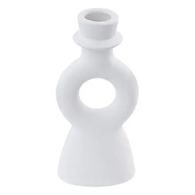 Candle Holder SPARTA Ceramic cm Off-White