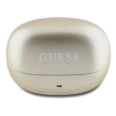 Guess Capsule ANC/ENC TWS Wireless Earbuds with Charging Case Gold - GUTWST88MCTGD